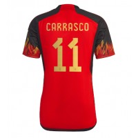 Echipament fotbal Belgia Yannick Carrasco #11 Tricou Acasa Mondial 2022 maneca scurta